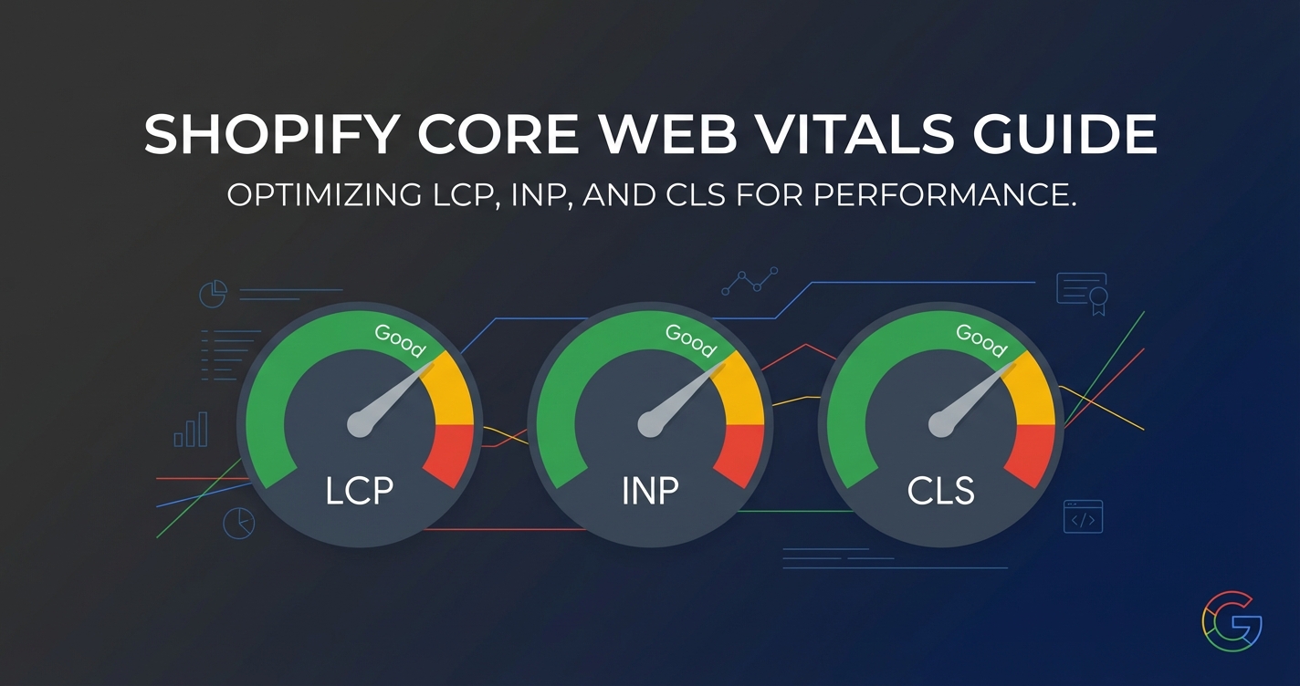 Shopify Core Web Vitals guide — LCP, INP, CLS explained