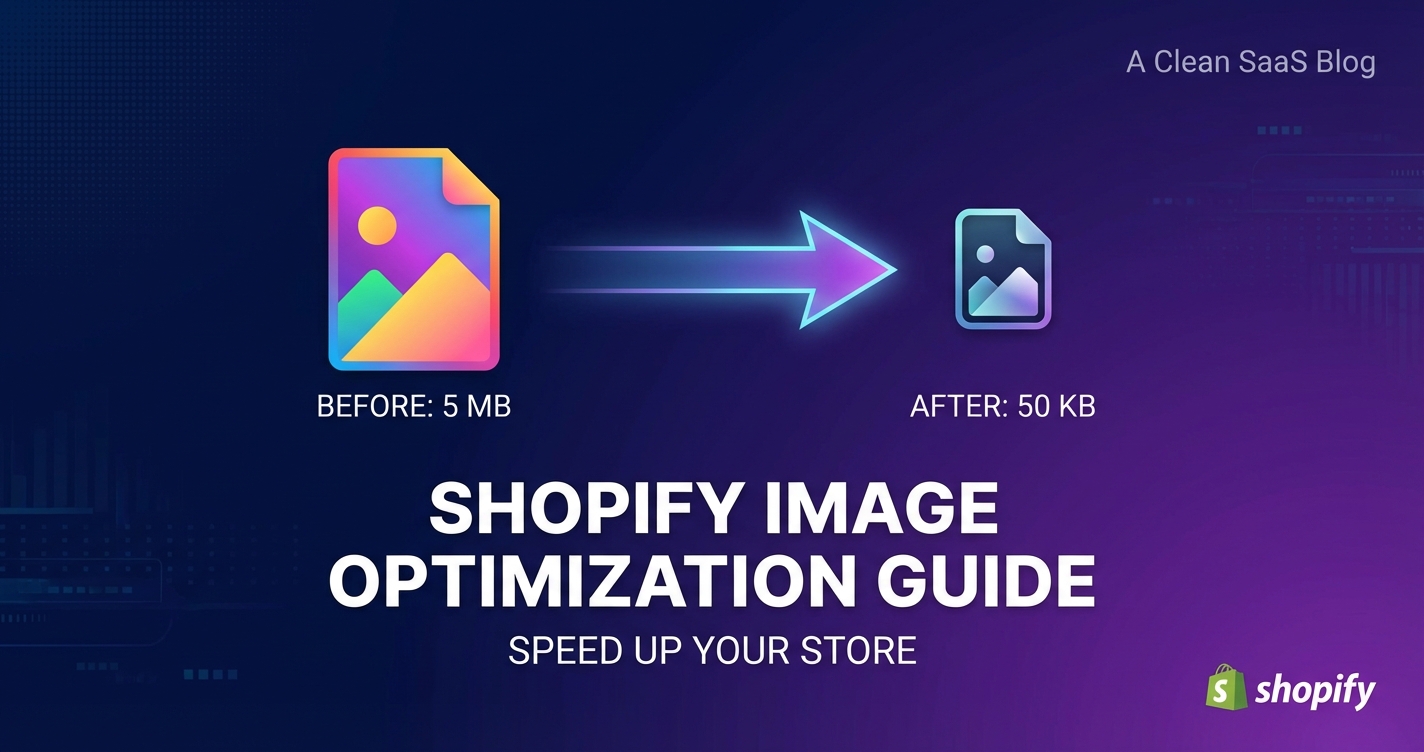 Shopify image optimization — size, compress, speed up