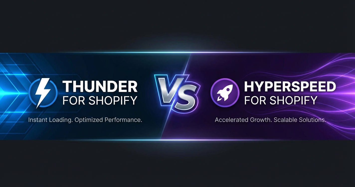 Thunder vs Hyperspeed Extreme Page Speed comparison