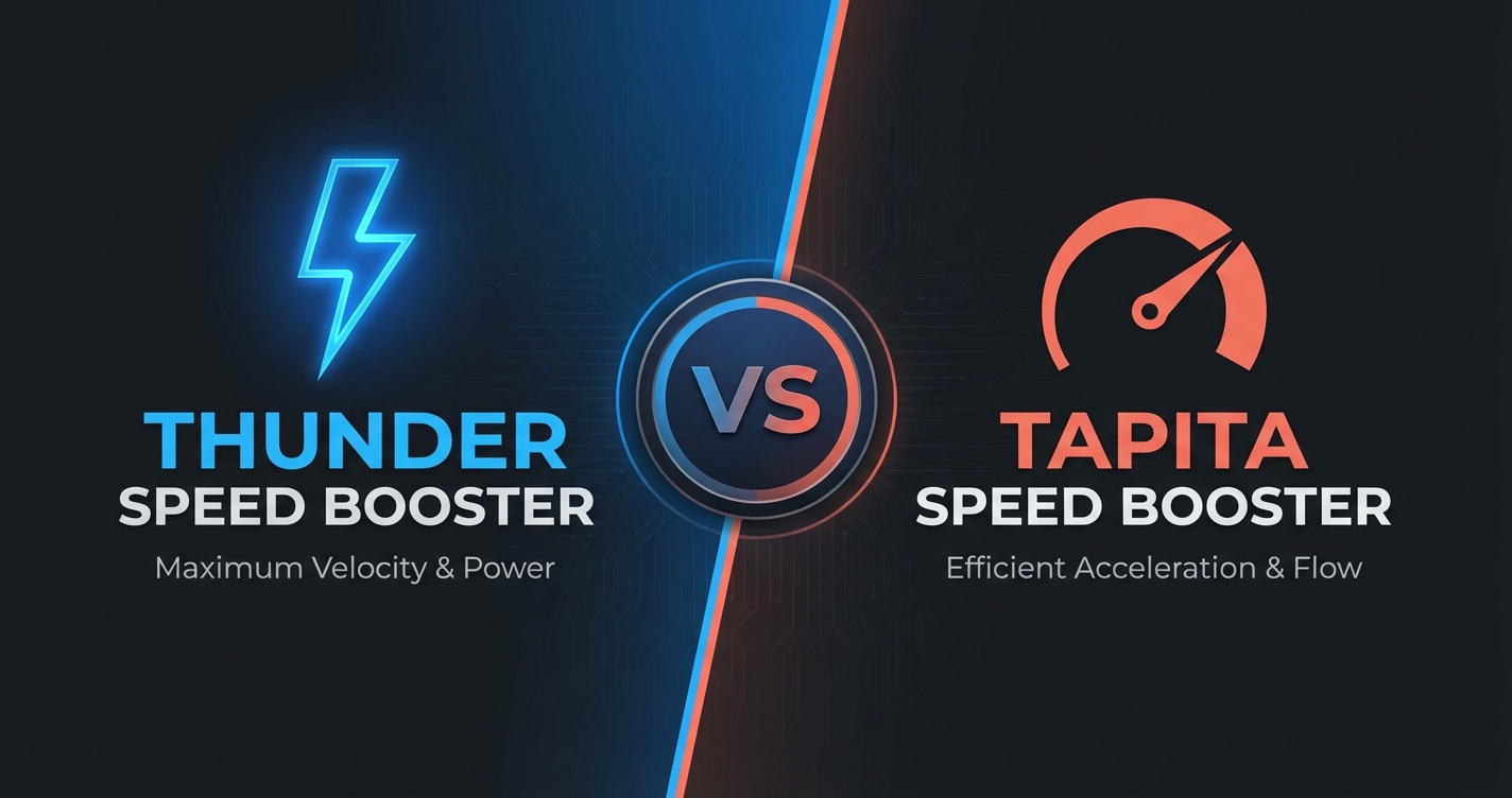 Thunder vs Tapita Speed Booster comparison